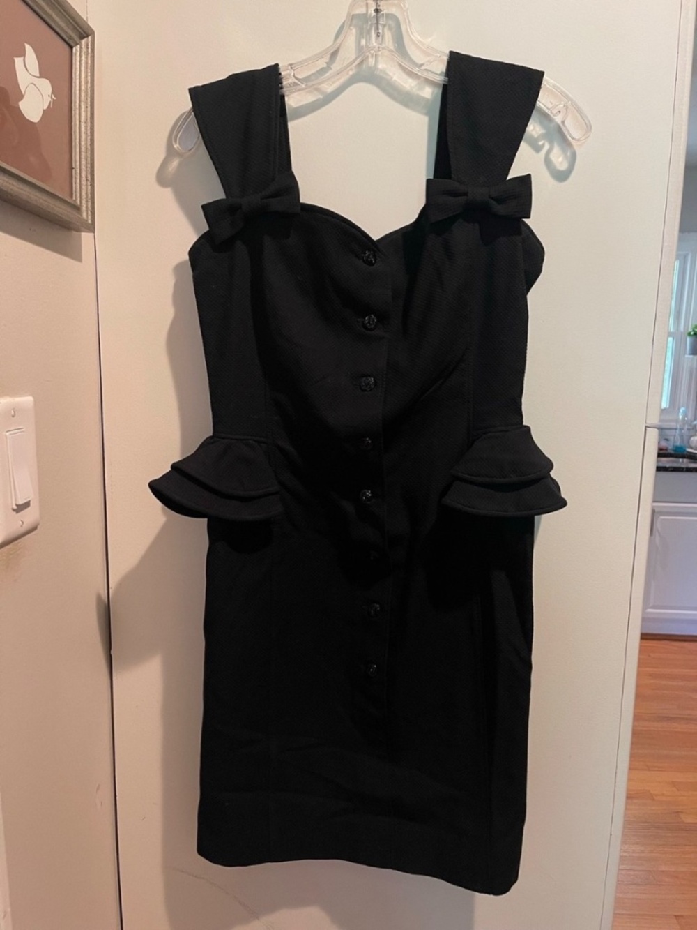 READ Vtg Ungaro Solo Donna Dress Women's Sz Small Black Fitted Sleeveless Italy